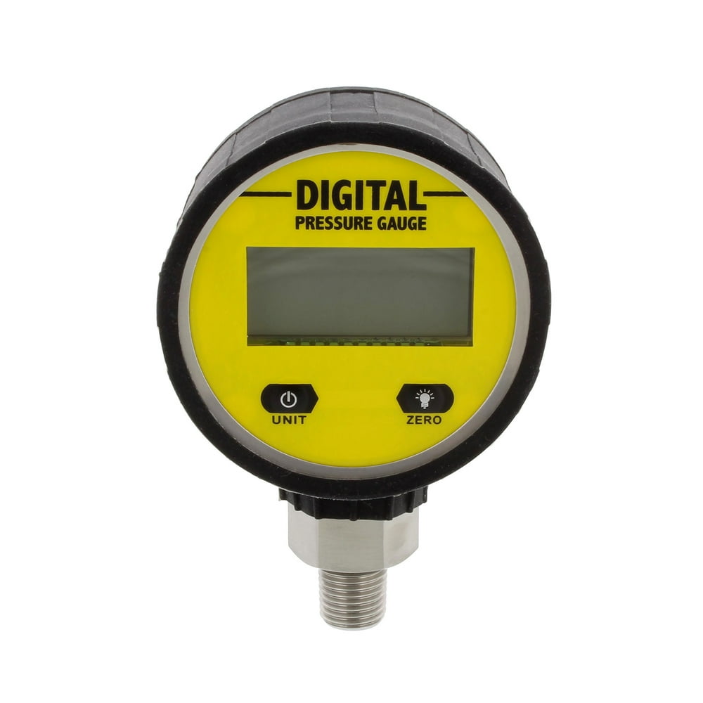 BISupply Digital Pressure Gauge with Boot Air Pressure Gauge 3600