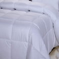 thumbnail image 2 of Royal Hotel Dobby White Down Alternative Comforter Ultra Warm Winter Weight 300TC - Twin/Twin XL Size, 2 of 4
