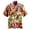 A-Red617, variant on XIAOCHA Men's Parrot Hawaiian Shirt Camp Collar Short Sleeve Tropical Print Button Up Blouse Vibrant Casual Beach Party Going Out Top
