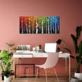 thumbnail image 3 of Visual Art Decor Abstract Colorful Tree of Life Tree Branches Picture Poster Prints Artwork Painting 12"x16" Framed Posters 3 Pack, 3 of 10