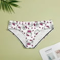 thumbnail image 4 of Hello Kitty Women's Underwear Low Rise Full Coverage Briefs Breathable Underpants Ladies Regular Plus Size Panties, 4 of 6