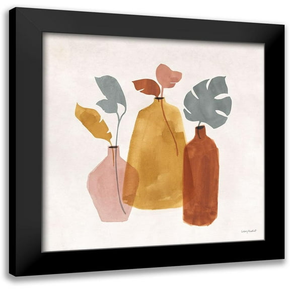 Audit, Lisa 12x12 Black Modern Framed Museum Art Print Titled - Terracotta 03