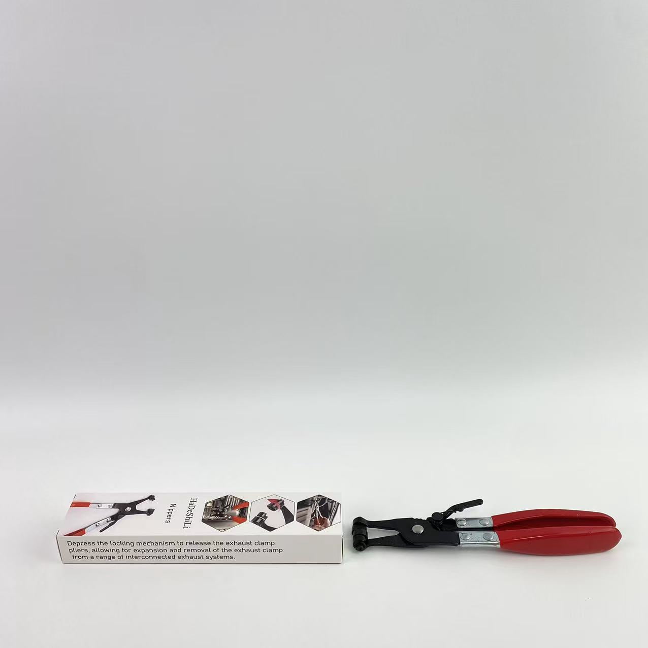 HaDeShiLi Nippers,Hose Clamp Plier Repair Tool with Swivel Clamp Pliers with Locking Device Swivel Flat Band