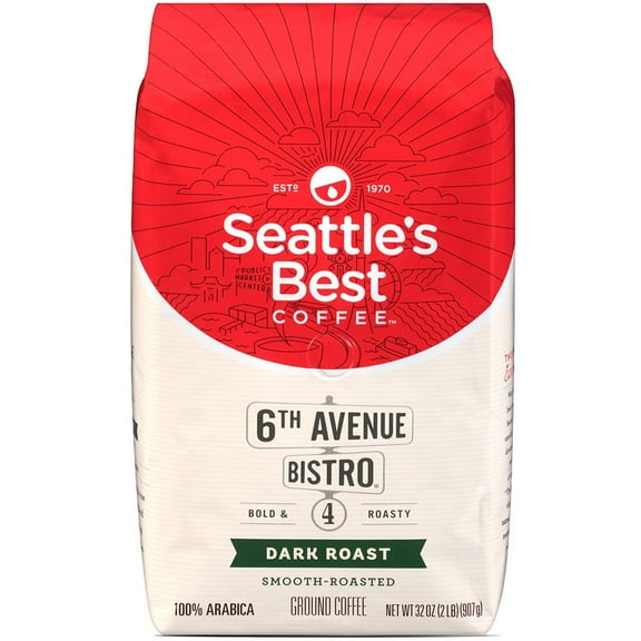 Seattle's Best Level 4 Ground Coffee, 32 Ounce (Pack Of 2)