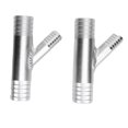 thumbnail image 1 of Heater Hose Repair Kit Y Connector, Cab Heater Y Fitting 1 Inch To 5/8in Rugged Aluminum Stable Connection  Replacement for  for UTV  SXS, 1 of 7