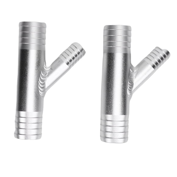 Heater Hose Repair Kit Y Connector, Cab Heater Y Fitting 1 Inch To 5/8in Rugged Aluminum Stable Connection  Replacement for  for UTV  SXS