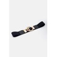 thumbnail image 4 of Circle Shape Buckle Zinc Alloy Buckle PU Leather Belt, 4 of 10