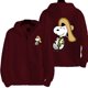 thumbnail image 3 of Sudadera con capucha de Snoopy Charlie Brown para hombre y mujer, sudadera de gran tamaño con cremallera, nueva chaqueta de pareja de dibujos animados de anime para primavera y otoño, 3 of 5