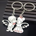 thumbnail image 3 of WIZUTIZ Couple Keychain Gift Cup Key Ring up to 50% Off Silver, 3 of 3