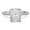 B-Silver, variant on Engagement Rings 925 Sterling Silver Rings For Women Princess Cut Promise Woman Rings 2CT 5A CZ Size 6