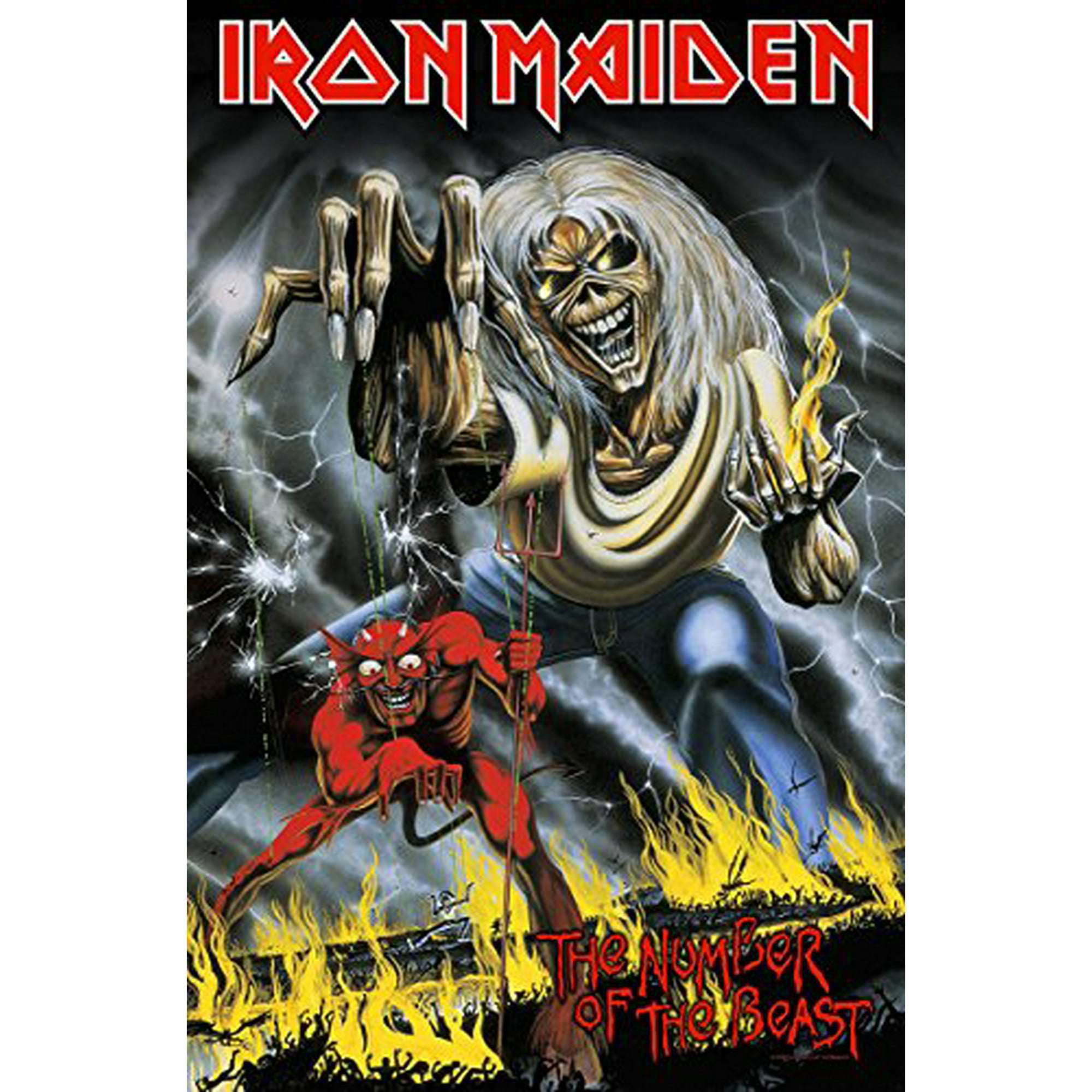 Iron Maiden - Number of the Beast Textile Poster - Walmart.ca