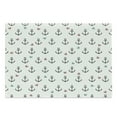 thumbnail image 1 of Anchor Cutting Board, Anchors and Colored Hearts Sailor Holiday Escape Seaside Explore Life, Decorative Tempered Glass Cutting and Serving Board, Large Size, Eggshell Charcoal Grey, by Ambesonne, 1 of 1