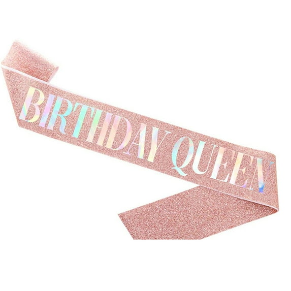 "BIRTHDAY QUEEN"Sash - Birthday Gifts Birthday Sash for Women Birthday Party Supplies