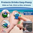thumbnail image 2 of 6PCS Easy Tab Opener Beverage Barrier 2.0 - Colored Can Protectors for Bugs/Bees/Dust (Soda/Beer/Cola), 2 of 9