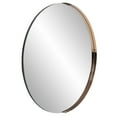 thumbnail image 5 of Tyler Dillon Framed Rose Gold Round Decorative Dante Wall Mirror, 5 of 11