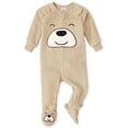 thumbnail image 1 of Pijama de Forro Polar con Cierre y Diseño de Oso para Bebés 0-3 Meses de The Children's Place, 1 of 3