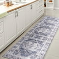 thumbnail image 4 of JONATHAN Y WASHABLE 2 x 8 Runner Rug, Alanya Ornate Medallion - Navy/Cream, WSH100A-28, 4 of 4
