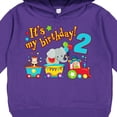 thumbnail image 3 of Inktastic It's My Birthday Circus Train 2nd Birthday Toddler Hoodie, 3 of 4