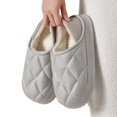 thumbnail image 3 of Wensltd Men's Fleece Lined Slippers Winter Closed Toe House Shoes Indoor Outdoor Cozy Warm Comfortable Fuzzy Slipper for Men, 3 of 8