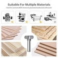 thumbnail image 4 of Woodworking Milling Cutter 1/2 Inch 12mm Shank Bowl Tray Template Router Bit Wood Milling Cutter Cutting Tool For Woodworking, 4 of 7