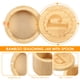 thumbnail image 3 of Austok - Juego de 2 saleros de bambú con tapa magnética, saleros y pimenteros de bambú con cuchara, práctico recipiente para sal y especias, con marcado transparente, para el hogar, 3 of 8