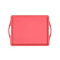 thumbnail image 6 of Mintra Unbreakable Rectangular Plastic 17.5" x 12.5" Serving Tray, Gray, 6 of 11