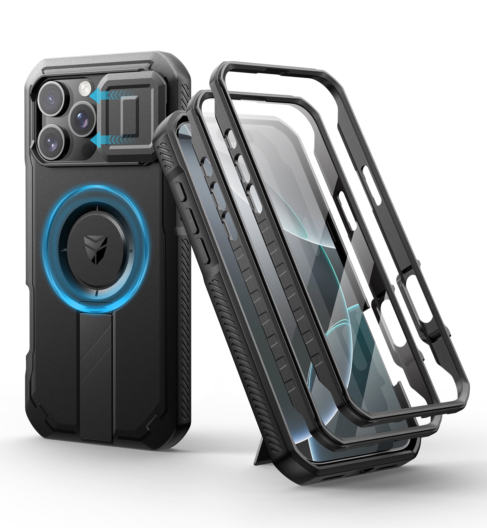 Dexnor iPhone 16 Pro Max Case with Kickstand