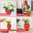 thumbnail image 6 of Strawberry Vase Strawberry Ceramic Flower Vase Cute Strawberry Shaped Planter Unique Strawberry Decor for Home Office Kitchen Decor Flower Arrangement, 6 of 10