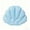 Light Blue, variant on Inflatable Seashell Bathtub Pillow with Strong Suction Cups for Comfortable Bath Support, Soft Spa Headrest for Home & Travel, 2-Pack