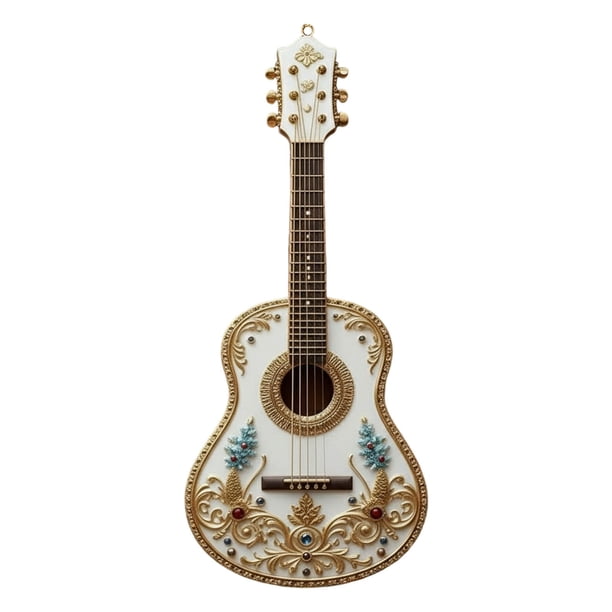 Ireezec Musical Instrument Ornaments t, Christmas Tree Decorations with Violin Guitar Piano Drum Trumpet Flute Saxophone, Party Festive Decor for Musicians Music Lovers Gift