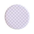 thumbnail image 1 of Platos de postre Jollity & Co Purple Posse de papel cuadriculado x8, 1 of 3