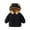 Black, variant on Xinhuaya 1-6T Little Girl Boy Ear Hooded Puffer Coat Kid Thickness Snowsuit Jacket Outwear