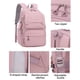 thumbnail image 3 of Mochila JiaYou para niñas adolescentes, casual, viajes escolares, 26 L, azul, 3 of 6