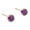 Amethyst 4mm 14K Gold Filled, variant on Bezel Set Small Stud Earrings Post Piercing for Cartilage Tragus Helix Piercing Hypoallergenic Birthstone Jewelry for Women (Garnet 5mm / Sterling Silver)