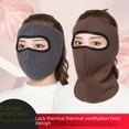 thumbnail image 2 of Máscara cálida de otoño e invierno, protección para el cuello para mujer y hombre, sombrero a prueba de viento, protección facial para montar al aire libre, máscara facial completa contra el viento, 2 of 6