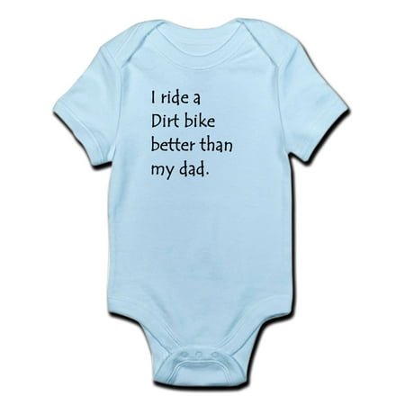 

CafePress - Dirtbike - Baby Light Bodysuit