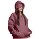 thumbnail image 2 of Suéteres para mujer,Sudadera con capucha para mujer, informal, de forro polar, con bolsillos, mezcla de poliéster, para usar en casa, sopatenor, 2 of 9