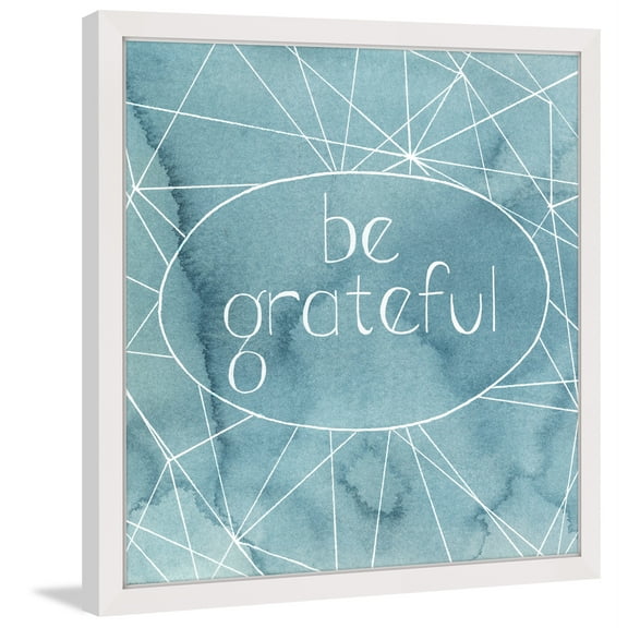 Marmont Hill "Be Grateful" Framed Painting Print