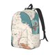 thumbnail image 1 of Fotbe Celestial Cat And Flowers Mochila de Lona con Estampado, Mochila Duradera, Mochila Versátil de Alta Calidad, Mochila Compacta Vintage-Medium, 1 of 5