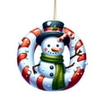 thumbnail image 3 of Xiwaer 2D Acrylic Flat Christmas Letters Ornaments Hanging Xmas Alphabet Letters For Christmas Tree Pendant Christmas Decorations Christmas Tree Hanging Pendant,A Acrylic, 3 of 8
