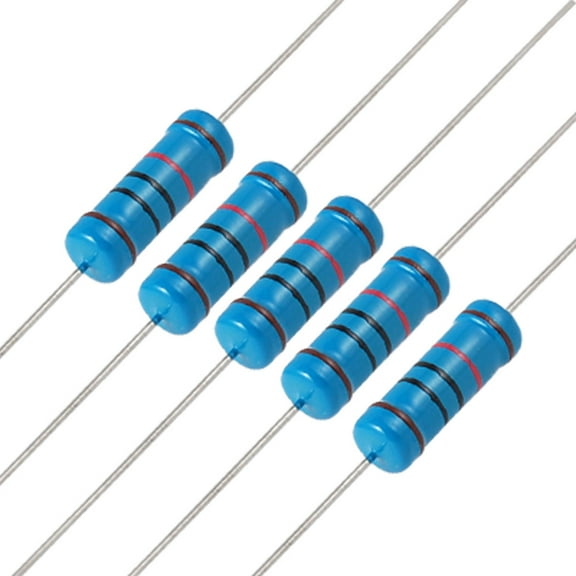Unique Bargains 100Pcs 10K Ohm 3W 1% Axial Metal Film Resistors
