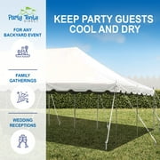 Party Tents Direct Weekender Pole Tent Party Canopy, 20x40 White