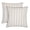 Brown and H.White, variant on PurpleEssences Pack of 2 Decorative Throw Pillowcase Zig-Zag Cushion Case for Sofa Car Bedroom - 18x18 Inch - Black and H.White