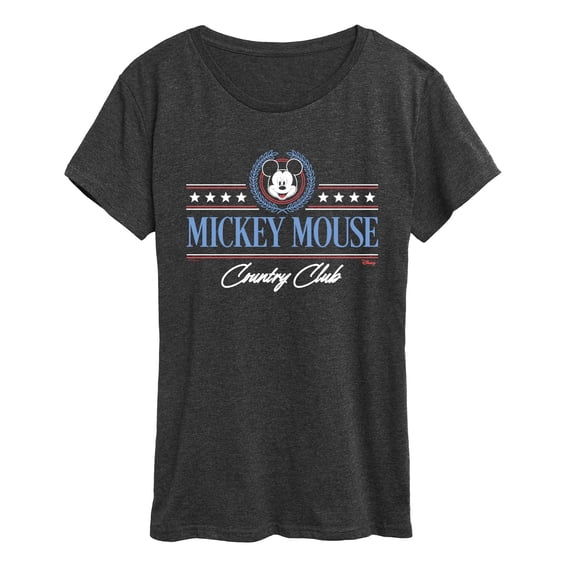 Disney - Mickey Mouse Country Club Women's Short Sleeve Graphic T-Shirt