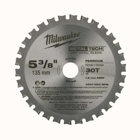 

Milwaukee 48-40-4070 - Circular Saw Metal Cutting Blades