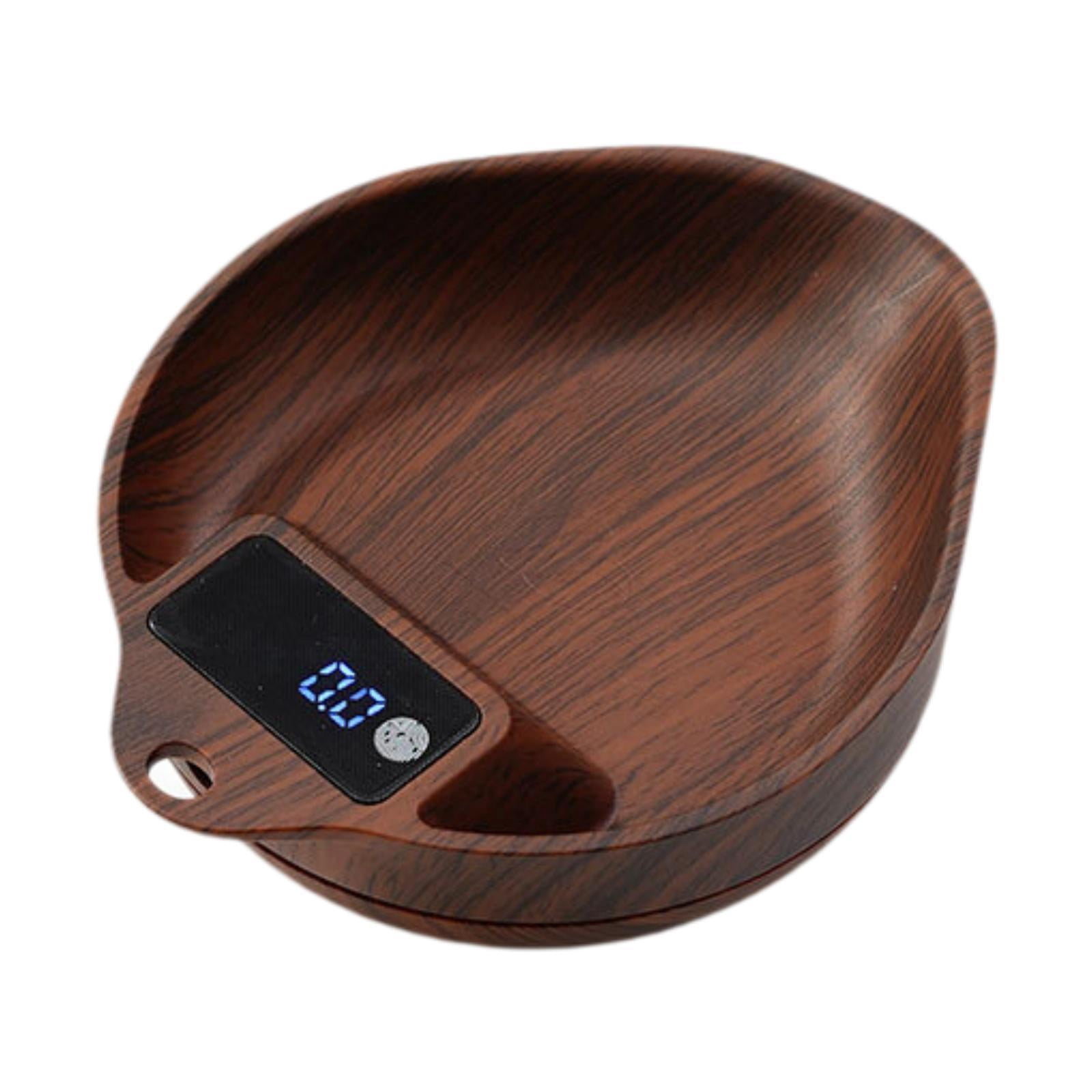 Fiocias Coffee Bean Scale Portable Baking Scales Professional, Non Slip Base, Electronic Brown