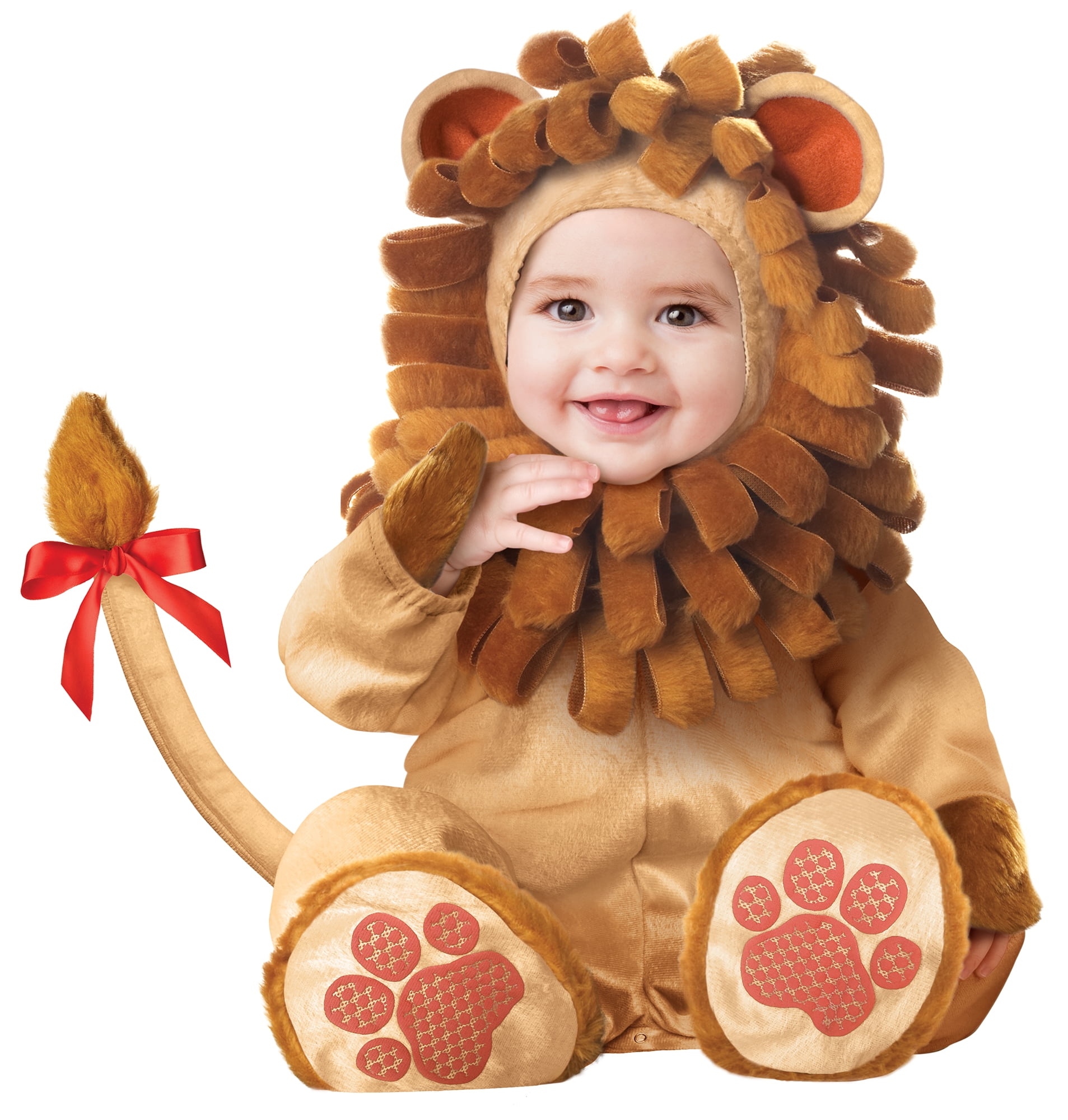 InCharacter Costumes Lil Lion Halloween Fantasy Costume Unisex, Infant 0-1, Beige
