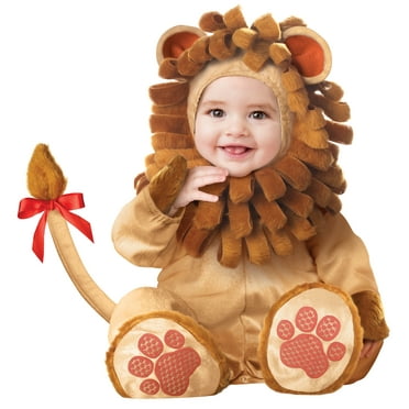InCharacter Costumes Lil Lion Halloween Fantasy Costume Unisex, Infant 0-1, Beige
