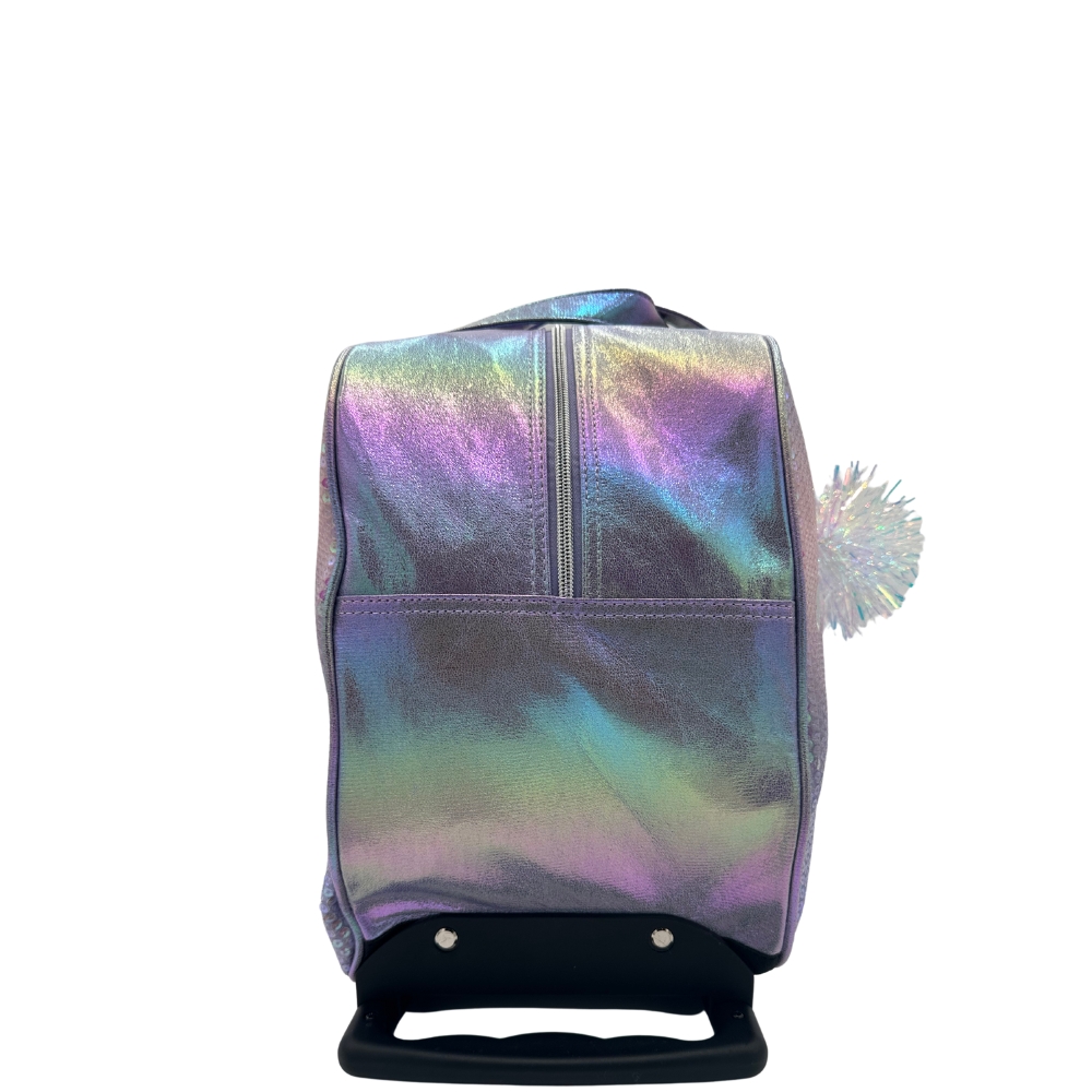 Justice Girl 20"Wide Rolling Duffle Carry-On Bag ia Purple