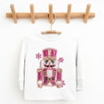 thumbnail image 5 of Pink Snowflake Nutcracker Patchwork Print - Toddler Long Sleeve Graphic Tee and Youth Long Sleeve Graphic T-Shirt, 5 of 16